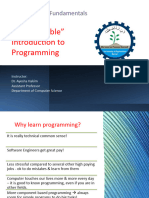 Introduction To Programming