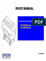 Service Manual: SC-P7500 Series SC-P9500 Series
