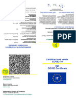 Certificazione Verde COVID-19 EU COVID Certificate: Giani Emilio