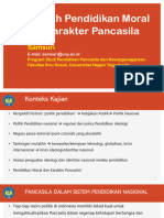 Sejarah Pendidikan Moral Dan Karakter Pancasila 2022