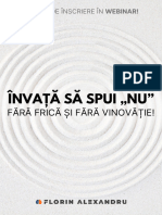 Invata Sa Spui NU FARA Frica Si FARA Vinovatie