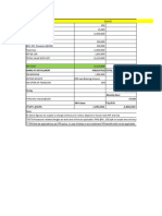 Cost Sheet Elan