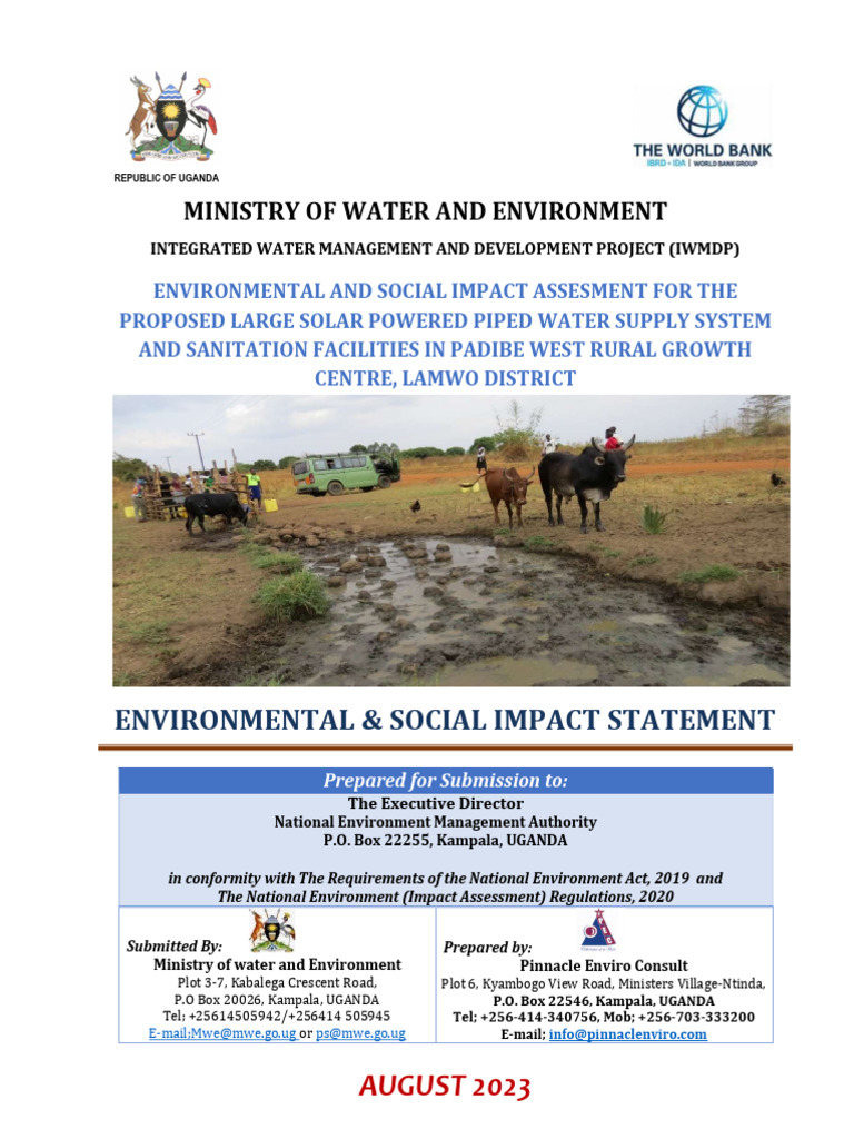 Volume 5-2 (C) - ESIA For Padibe West | PDF | Environmental Impact ...