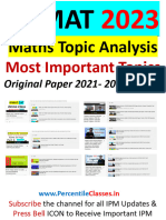 JIPMAT 2023 Maths Topic Analysis 2021 2022 (3)