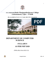 Syllabus BCA BSC New 2023 24