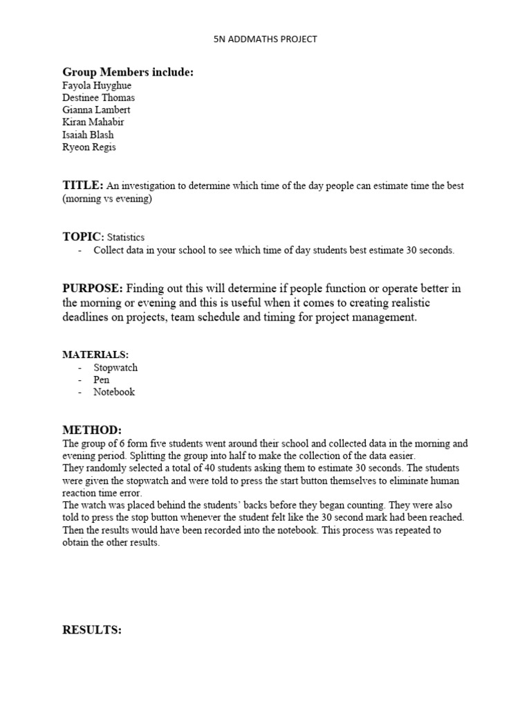 Addmath Sba | PDF | Scientific Method | Statistical Analysis