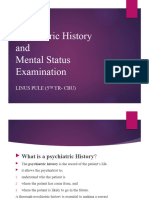 Psychiatric History and Mental Status Examination