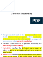 Genomic Imprinting High