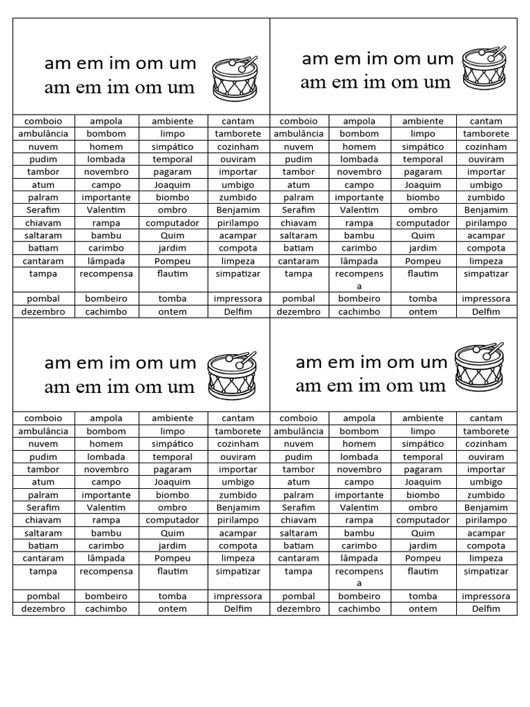 Atividades de Leitura e Escrita Infantil | PDF | Arte | Poesia