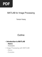 MATLAB For Image Processing: Yancan Huang