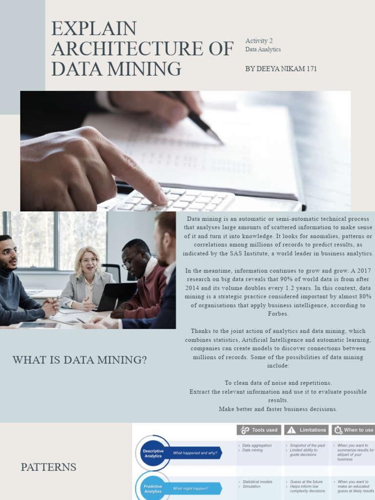 Explain architecture of data mining pdf data applied mathematics