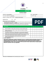 3C COT RPMS Rating Sheet For T I III For SY 2021 2022 in The Time of COVID 19