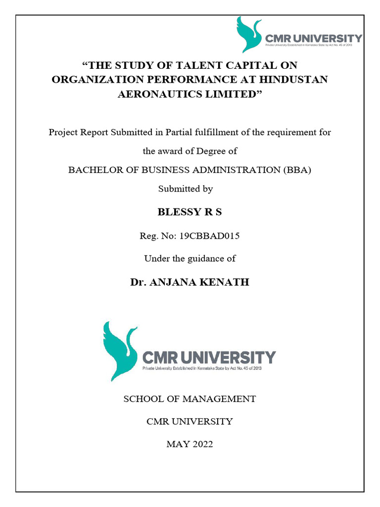 Final Research Project Blessy 1 and 2 | PDF | Talent Management | Human ...
