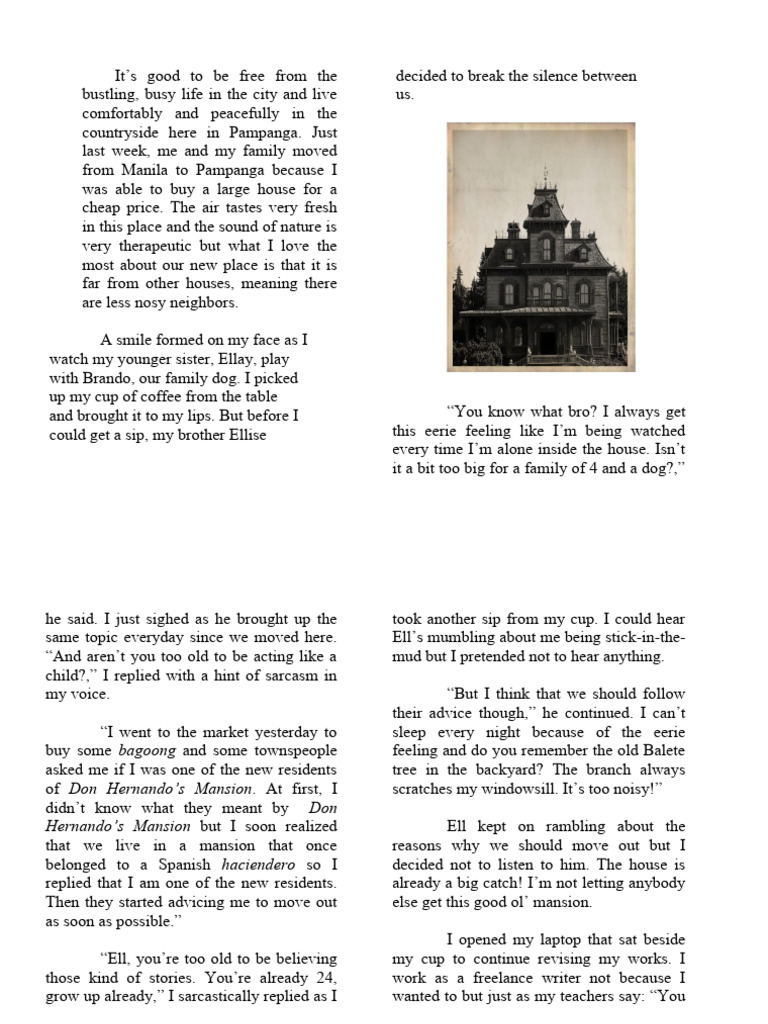 English Performance Task Story | PDF | General Fiction