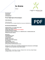 Preisliste Module Night Sports Arena 2024