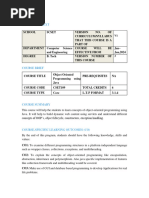 Java Syllabus