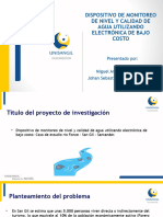 Presentacion Dispositivo de Monitoreo de Nivel y Calidad de Agua Utilizando Electrónica de Bajo Costo Caso de Estudio Rio Fonce San Gil Santander