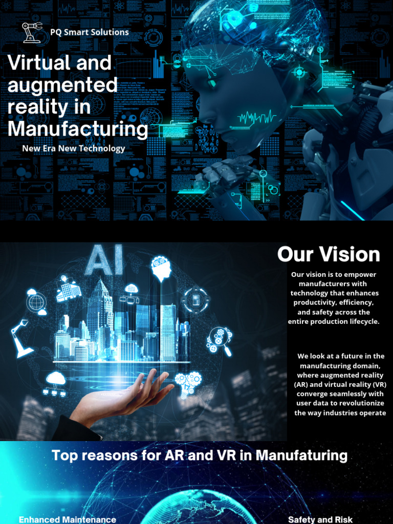 AR & VR Innovations in Manufacturing | PDF | Augmented Reality ...
