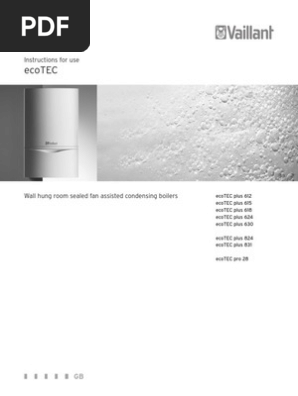 Vaillant Ecotec User Manual | PDF | Water Heating | Thermostat