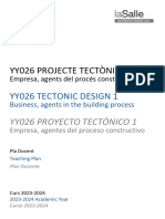 YY026 - TECTO1 - PD - Pla Docent-Teaching Plan-Plan Docente - 2023.09.21