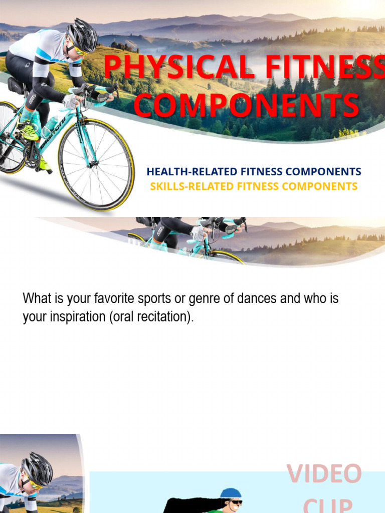Understanding Physical Fitness Components | PDF | Physical Fitness ...