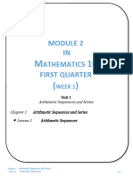 Math 10 Unit 1 Lesson 2 Module