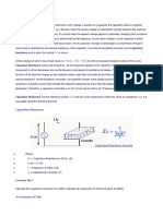 Capacitive Reactance