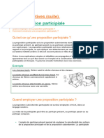 La Proposition Participiale