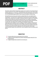 Effect of Changing Set Points To The Controllability of Flow and Mass Flow Control