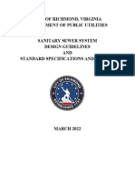 Sanitary Sewer Design Guidelines & Standards - March 2022 - Proposed (Final)