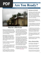 Are You Ready?: Plan For A Hurricane