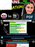 2.0 JEE (MAIN) INTEGRATION (New Syllabus)