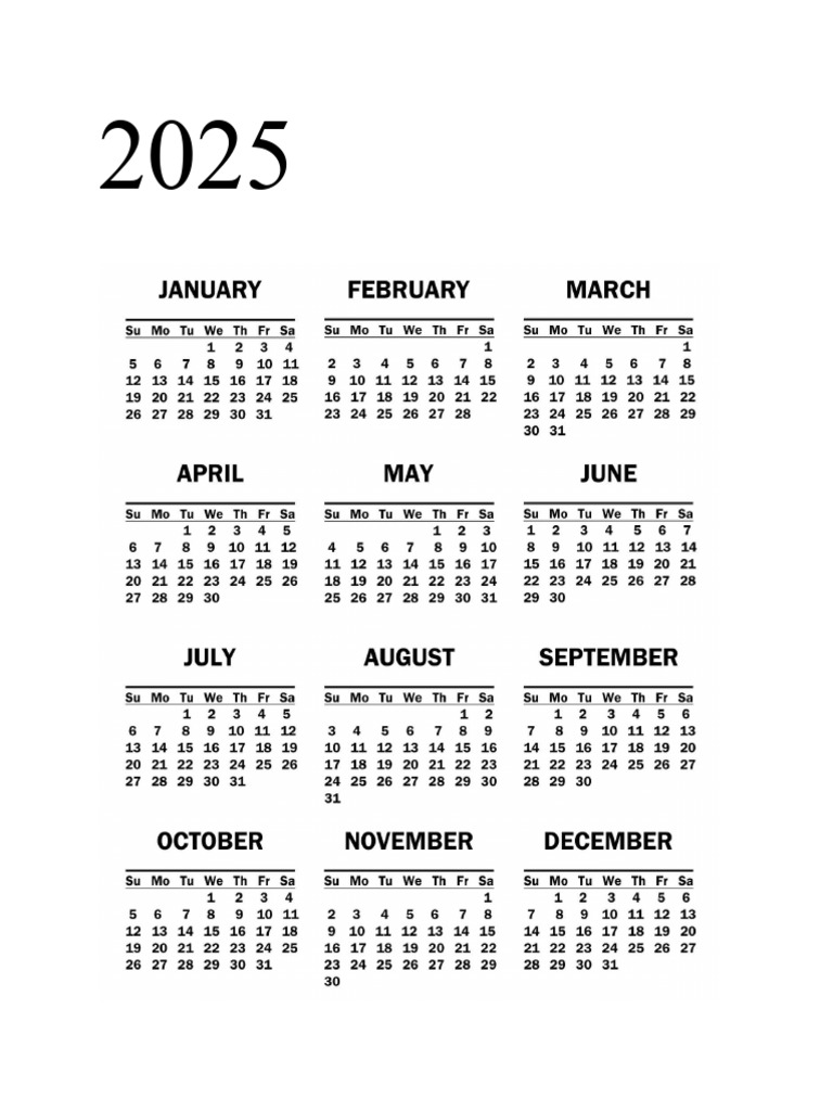 Calender 2025 PDF