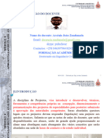 AULA 0 - Slide - APRESENTACAO DA DISCIPLINA PROJECTOS 2019