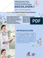 Práctica N°1  Forma Farmacéuticas