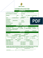 Zesco Customer Application Form