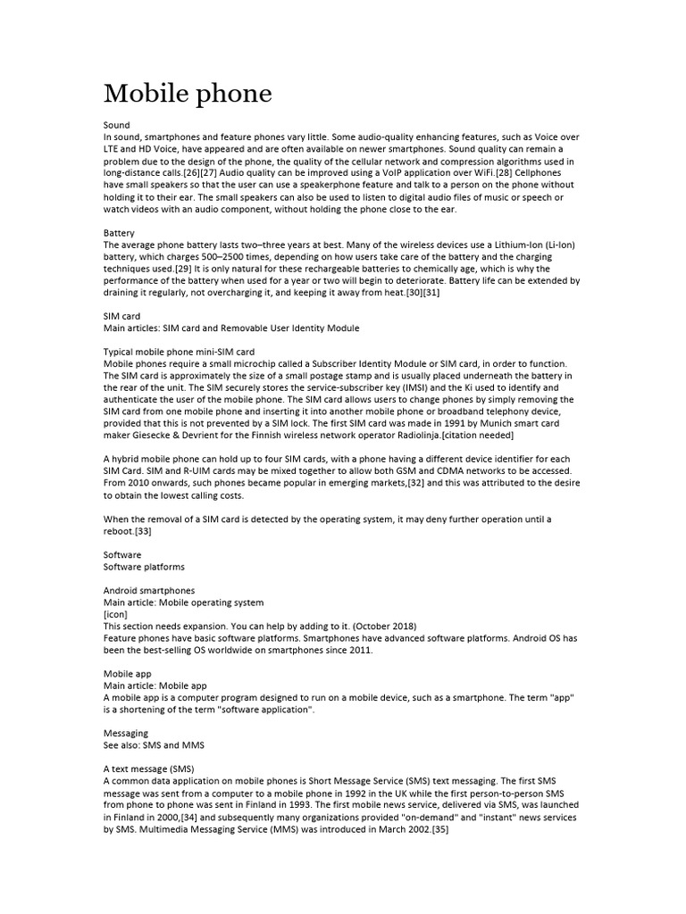 Evolution of Phones p2 | PDF | Mobile Phones | Smartphone