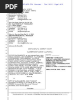 Occupy v Sacramento Complaint