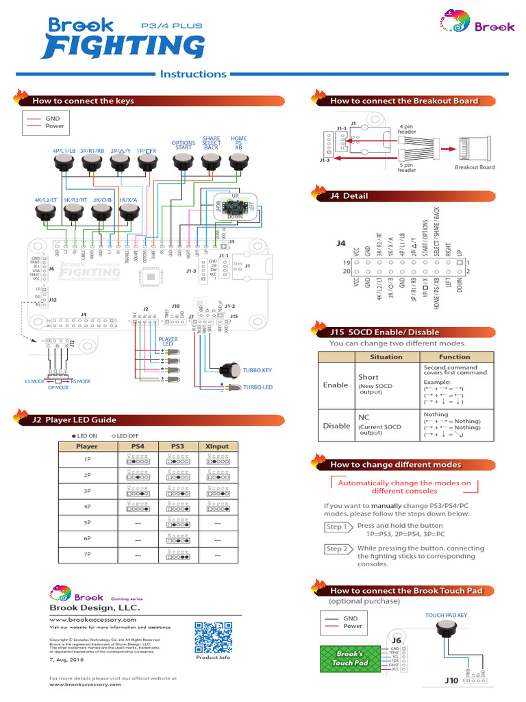 Brook Gaming Controller Setup Guide | PDF | Computer Hardware