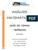 Análisis Matemático 2 - Guía de Teoría 2024