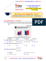 Đề thi ĐGNL ĐHQG Hà Nội - Đề 1