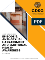 Episode 5 - Anti Sexual Harrassment and Emotional Health Awareness Webinar