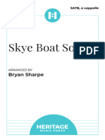 Sky Boat Song SATB SAMPLE