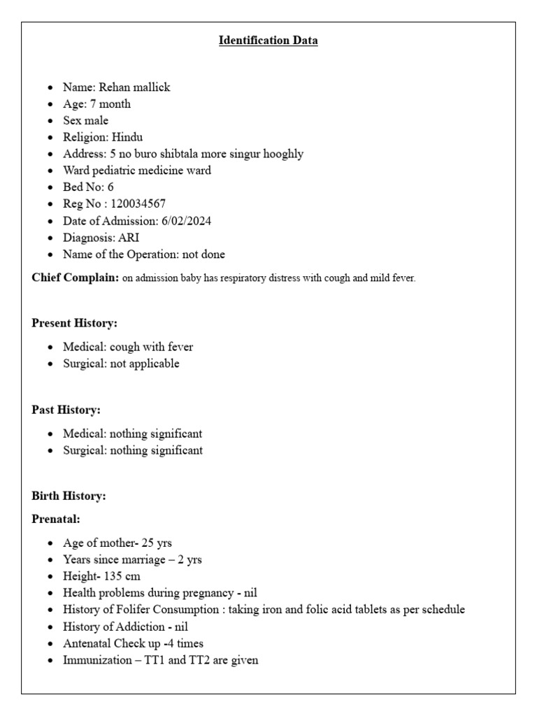 Infant Assessment Pdf Infants Childbirth