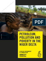 Petroleum, Pollution and Poverty in The Niger Delta: A Healthy Environment Is A Human Right
