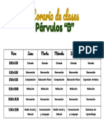 Horario de Clase 2023