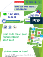 Pase reglamentado 2024-2025. 04 abril 2024