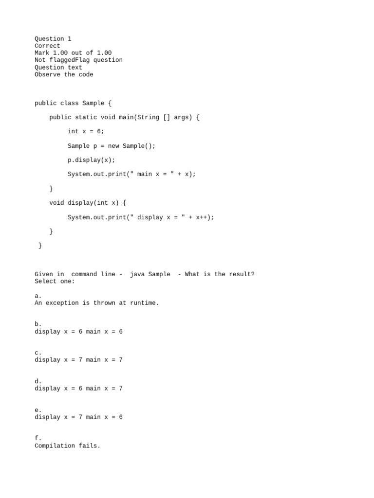 Java | PDF | Programming | Constructor (Object Oriented Programming)