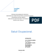 Trabajo Salud Ocupacional