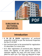 Sectional Properties